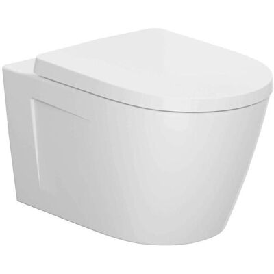 Rea, Cuvette toilettes + bidet, Toilet Hanging Rimless Vtx Cubito Vortex - Publicité Rea, Cuvette toilettes + bidet, Toilet Hanging Rimless Vtx Cubito Vortex - Publicité