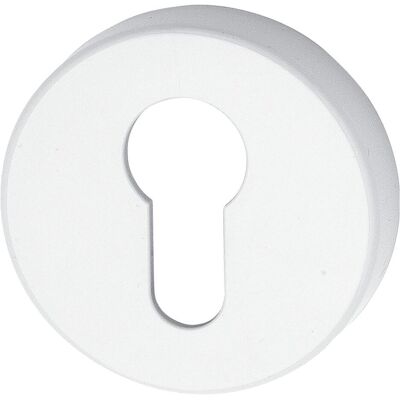 Rosette de cylindre Hewi Plate en polyamide blanc 55mm - Poignée de porte et fenêtre - Publicité Rosette de cylindre Hewi Plate en polyamide blanc 55mm - Poignée de porte et fenêtre - Publicité