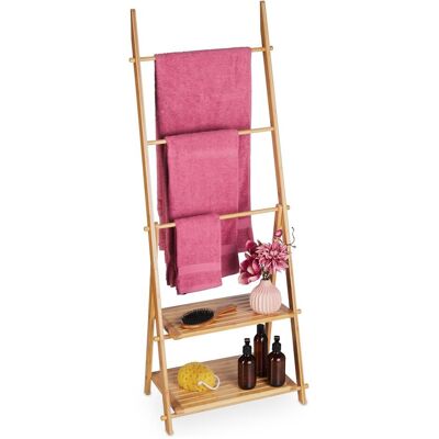 Relaxdays, Porte-serviettes + crochets pour serviettes, Echelle porte-serviettes - Publicité Relaxdays, Porte-serviettes + crochets pour serviettes, Echelle porte-serviettes - Publicité