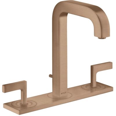 Axor Robinetterie de salle de bains, Citterio mitigeur lavabo 3 trous 170, vidage escamotable, bec verseur 140mm, béquill - Publicité Axor Robinetterie de salle de bains, Citterio mitigeur lavabo 3 trous 170, vidage escamotable, bec verseur 140mm, béquill - Publicité