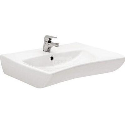 Lavabo Etiuda de Cersanit - Pour Personnes Handicapées - 66x55 cm - Publicité Lavabo Etiuda de Cersanit - Pour Personnes Handicapées - 66x55 cm - Publicité