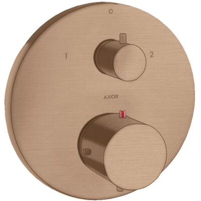 Thermostat Axor Starck encastré Hansgrohe - Or rouge brossé - 10720310 - Publicité Thermostat Axor Starck encastré Hansgrohe - Or rouge brossé - 10720310 - Publicité