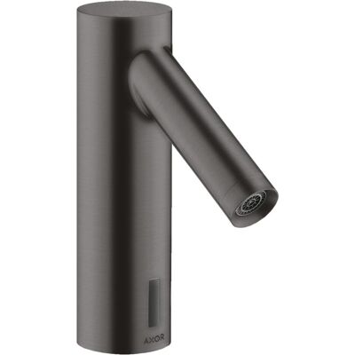Hansgrohe Modèle 10145340 - Mélangeur lave-mains infrarouge - Chrome noir brossé - Publicité Hansgrohe Modèle 10145340 - Mélangeur lave-mains infrarouge - Chrome noir brossé - Publicité