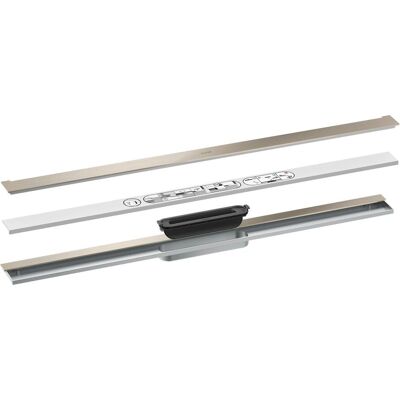 Axor Rigole de douche, Kit de finition Drain Caniveau, 900mm, pour montage mural, 42527 (900 mm) - Publicité Axor Rigole de douche, Kit de finition Drain Caniveau, 900mm, pour montage mural, 42527 (900 mm) - Publicité