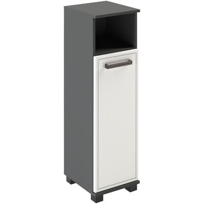 Schildmeyer, Armoire de salle de bain, Adana Highboard anthrazit / weiss hochglanz (30.30 x 32.60 x 110.50 cm) - Publicité Schildmeyer, Armoire de salle de bain, Adana Highboard anthrazit / weiss hochglanz (30.30 x 32.60 x 110.50 cm) - Publicité