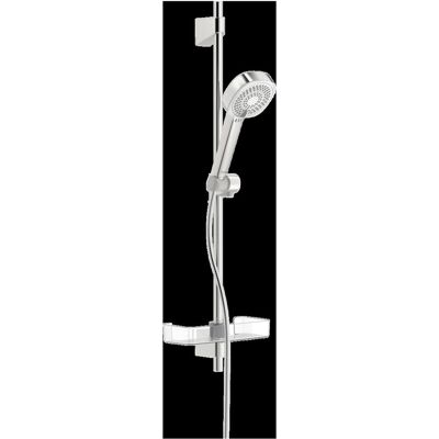 Pommeau de douche, Hansabasicjet Style Set de douche à barre murale, montage mural, 3 jets, 720 mm, chromé (3 Types de jets, 18 l/min) - Publicité Pommeau de douche, Hansabasicjet Style Set de douche à barre murale, montage mural, 3 jets, 720 mm, chromé (3 Types de jets, 18 l/min) - Publicité
