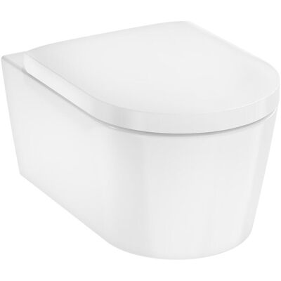 Hansgrohe EluPura S WC Suspendu - Hygiène, SoftClose, Économiseur d'eau - Publicité Hansgrohe EluPura S WC Suspendu - Hygiène, SoftClose, Économiseur d'eau - Publicité