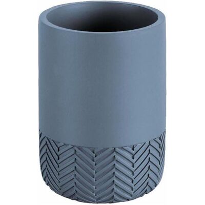 Kleine Wolke, Porte brosse à dents, Gobelet pour brosse à dents Herringbone - Publicité Kleine Wolke, Porte brosse à dents, Gobelet pour brosse à dents Herringbone - Publicité