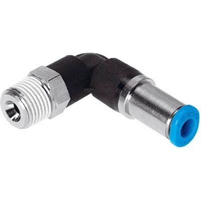 Festo, Technique de raccordement des tubes, Steckverschraubung gewinkelt QSKL-1/4-6 153431 -0.95 bis 14 bar (Connexion angulaire) - Publicité Festo, Technique de raccordement des tubes, Steckverschraubung gewinkelt QSKL-1/4-6 153431 -0.95 bis 14 bar (Connexion angulaire) - Publicité