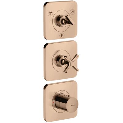 Axor Robinetterie de salle de bains, Termostato Hansgrohe Citterio E modulo termostatico 38 x 12 da incasso per 3 utenze con 3 roset - Publicité Axor Robinetterie de salle de bains, Termostato Hansgrohe Citterio E modulo termostatico 38 x 12 da incasso per 3 utenze con 3 roset - Publicité