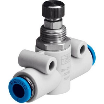 Festo, Technique de raccordement des tubes, Inline Flow Controller 6mm Push-in - Publicité Festo, Technique de raccordement des tubes, Inline Flow Controller 6mm Push-in - Publicité