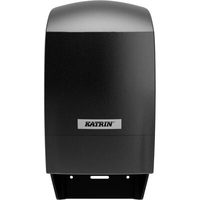 Distributeur de papier toilette Katrin 77519 - Système, Noir - Publicité Distributeur de papier toilette Katrin 77519 - Système, Noir - Publicité