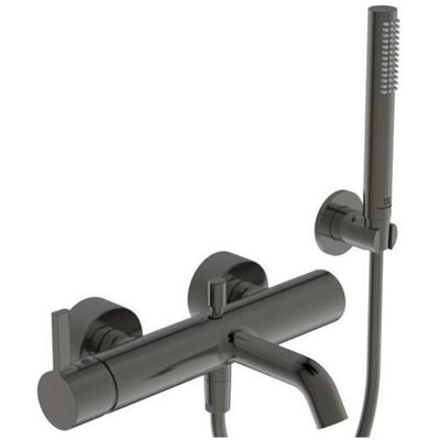 Ideal Standard - Mitigeur de bain avec douche à main - Gris Magnétique - Publicité Ideal Standard - Mitigeur de bain avec douche à main - Gris Magnétique - Publicité
