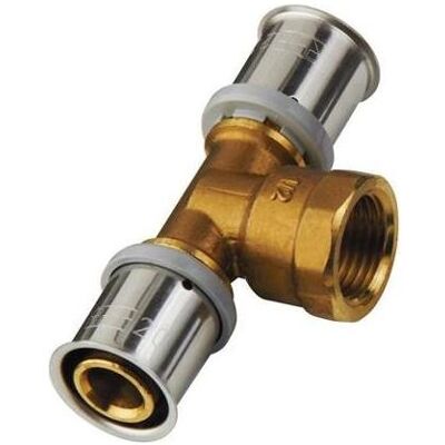ROTH T-connection 20mm Laiton - Raccordement plomberie - Publicité ROTH T-connection 20mm Laiton - Raccordement plomberie - Publicité