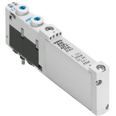 Festo, Vanne, VUVG 2x3/2 Solenoid Valve, 10mm, T1 Plug - Publicité Festo, Vanne, VUVG 2x3/2 Solenoid Valve, 10mm, T1 Plug - Publicité