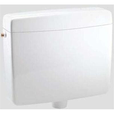 Sanit Nova Réservoir de WC - Réglable 6-9 L, Blanc, Isolé, Tech Start-Stop - Publicité Sanit Nova Réservoir de WC - Réglable 6-9 L, Blanc, Isolé, Tech Start-Stop - Publicité
