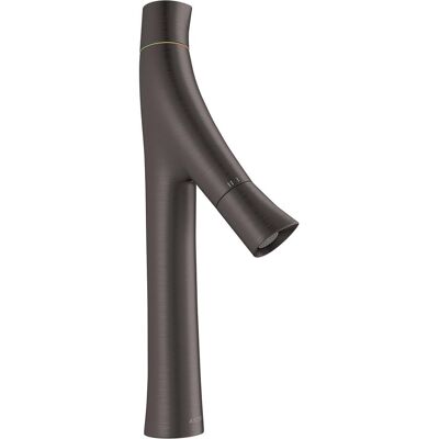 Robinet Axor Starck Organic Hansgrohe - Chrome noir brossé - 2 poignées - Publicité Robinet Axor Starck Organic Hansgrohe - Chrome noir brossé - 2 poignées - Publicité