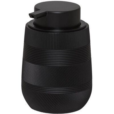 Sealskin, Distributeur de savon + porte-savon, Distributeur de savon Kiva 200 ml, modèle sur pied, noir - Publicité Sealskin, Distributeur de savon + porte-savon, Distributeur de savon Kiva 200 ml, modèle sur pied, noir - Publicité