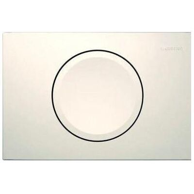 Geberit Delta15 - Plaque de chasse, blanc alpin - Accessoire WC - Publicité Geberit Delta15 - Plaque de chasse, blanc alpin - Accessoire WC - Publicité
