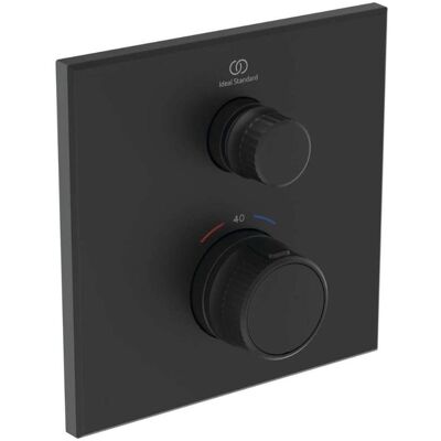 Ideal Standard Encastré Ceratherm Navigo 1 Noir - Thermostat de Douche - Publicité Ideal Standard Encastré Ceratherm Navigo 1 Noir - Thermostat de Douche - Publicité