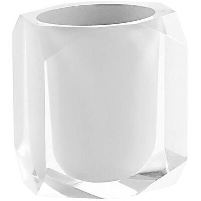 Gedy Verre de salle de bain blanc - Accessoire de bain - Publicité Gedy Verre de salle de bain blanc - Accessoire de bain - Publicité