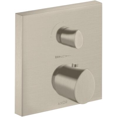 Axor Robinetterie de salle de bains, Starck Thermostat organique à encastrer, robinet d'arrêt et inverseur, 2 consommate - Publicité Axor Robinetterie de salle de bains, Starck Thermostat organique à encastrer, robinet d'arrêt et inverseur, 2 consommate - Publicité