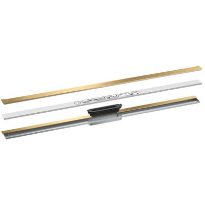 Axor Rigole de douche, Kit de finition Drain Caniveau, 1200mm, pour montage mural, 42529 (1200 mm) - Publicité Axor Rigole de douche, Kit de finition Drain Caniveau, 1200mm, pour montage mural, 42529 (1200 mm) - Publicité