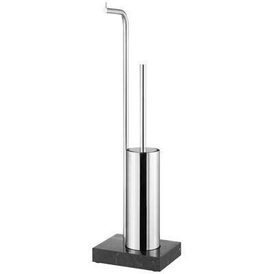 Blomus, Brosse WC, Modo Porte-papier et porte-balai, acier poli - Publicité Blomus, Brosse WC, Modo Porte-papier et porte-balai, acier poli - Publicité