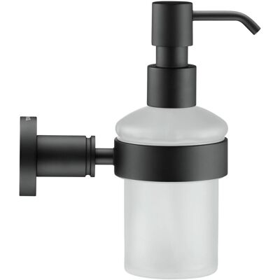 Duravit D-Code Distributeur de savon - Murale, 390 ml, Noir Mat - Publicité Duravit D-Code Distributeur de savon - Murale, 390 ml, Noir Mat - Publicité