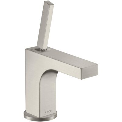 Hansgrohe Axor Citterio Robinet en acier inoxydable - 90mm, vidange automatique - Publicité Hansgrohe Axor Citterio Robinet en acier inoxydable - 90mm, vidange automatique - Publicité