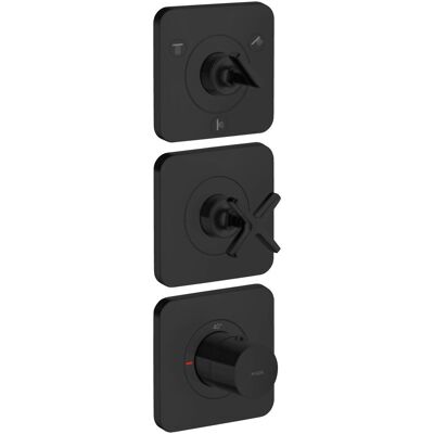 HANS-GROHE Axor Citterio E Module Thermostatique - Haute Pression, 3 Utilisateurs, Noir Mat - Publicité HANS-GROHE Axor Citterio E Module Thermostatique - Haute Pression, 3 Utilisateurs, Noir Mat - Publicité