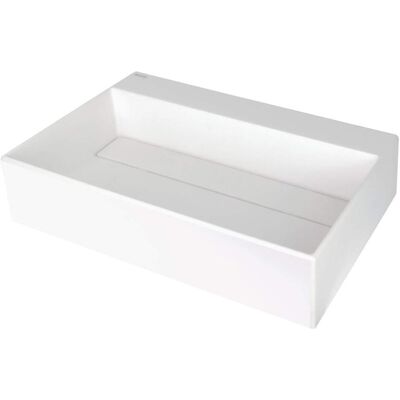 Deante, Lavabo, Vasque à poser en granit avec emplacement pour robinet - avec grille - Publicité Deante, Lavabo, Vasque à poser en granit avec emplacement pour robinet - avec grille - Publicité