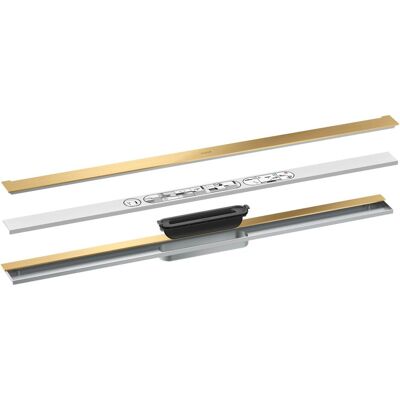 Axor Rigole de douche, Kit de finition Drain Caniveau, 900mm, pour montage mural, 42527 (900 mm) - Publicité Axor Rigole de douche, Kit de finition Drain Caniveau, 900mm, pour montage mural, 42527 (900 mm) - Publicité