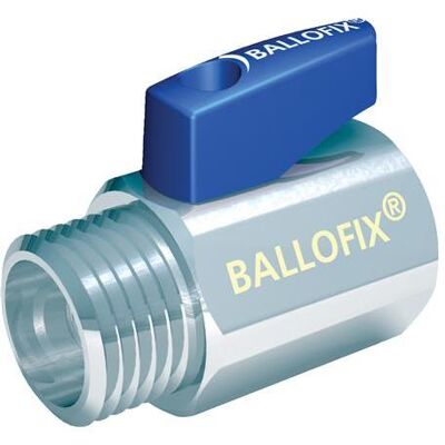 Vanne à boule Broen 1/2" avec poignée bleue - Vanne à boule - Publicité Vanne à boule Broen 1/2" avec poignée bleue - Vanne à boule - Publicité