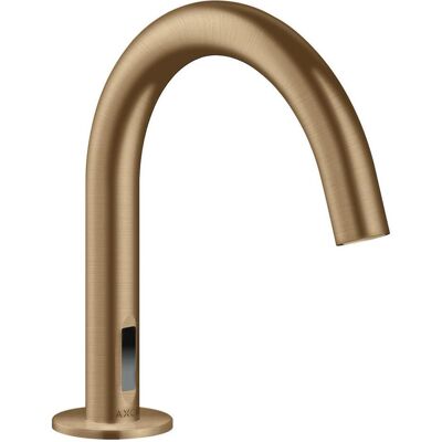 Hansgrohe Axor Uno Robinet Électronique - Brushed Bronze - Projection 147mm - Publicité Hansgrohe Axor Uno Robinet Électronique - Brushed Bronze - Projection 147mm - Publicité