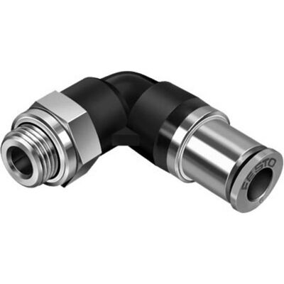 Festo, Technique de raccordement des tubes, Steckverschraubung gewinkelt QSKL-G3/8-12 186312 -0.95 bis 6 bar (Connexion angulaire) - Publicité Festo, Technique de raccordement des tubes, Steckverschraubung gewinkelt QSKL-G3/8-12 186312 -0.95 bis 6 bar (Connexion angulaire) - Publicité