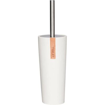 Brosse WC Sealskin Pierra Blanche - Ensemble de brosses en polyresine, aspect pierre naturelle - Publicité Brosse WC Sealskin Pierra Blanche - Ensemble de brosses en polyresine, aspect pierre naturelle - Publicité