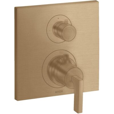 Thermostat Axor Citterio - Bronze Brossé - 2 Utilisateurs - Publicité Thermostat Axor Citterio - Bronze Brossé - 2 Utilisateurs - Publicité