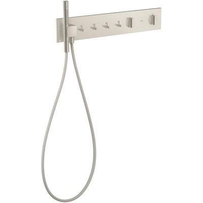 Module thermostatique de douche Hansgrohe - Aspect acier inoxydable - 4 utilisateurs - Publicité Module thermostatique de douche Hansgrohe - Aspect acier inoxydable - 4 utilisateurs - Publicité