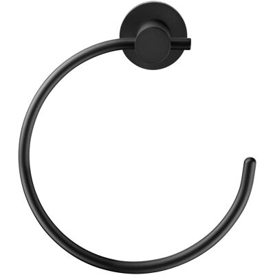 Anneau de serviette Duravit D-Code - Fixation murale, Pivotant 180°, Noir mat - Publicité Anneau de serviette Duravit D-Code - Fixation murale, Pivotant 180°, Noir mat - Publicité