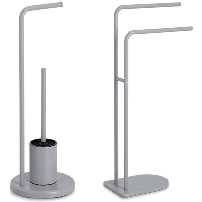 Accessoires WC Zeller - Gris - Publicité Accessoires WC Zeller - Gris - Publicité