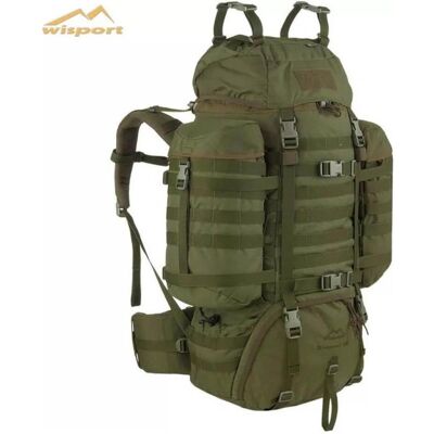 Sac à dos Wisport Raccoon Vert Olive Cordura - Militaire-Outdoor 85L - Publicité Sac à dos Wisport Raccoon Vert Olive Cordura - Militaire-Outdoor 85L - Publicité
