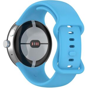 Techsuit - Watchband (W031) - Google Pixel Watch 3 45mm - Light Blue (Silicone), Sangles de montre, Bleu - Publicité Techsuit - Watchband (W031) - Google Pixel Watch 3 45mm - Light Blue (Silicone), Sangles de montre, Bleu - Publicité