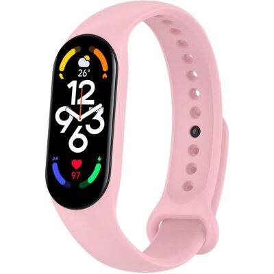 Screenguard Bracelet de remplacement Xiaomi Smart Band 7 Silicone Strap (Silicone), Sangles de montre, Rose - Publicité Screenguard Bracelet de remplacement Xiaomi Smart Band 7 Silicone Strap (Silicone), Sangles de montre, Rose - Publicité