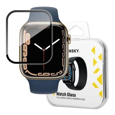 Wozinsky Verre hybride Watch Glass pour Apple Watch 7 45 mm, noir, Montre connectée : accessoires, Transparent, Noir - Publicité Wozinsky Verre hybride Watch Glass pour Apple Watch 7 45 mm, noir, Montre connectée : accessoires, Transparent, Noir - Publicité