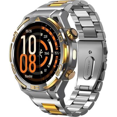 Blackview W90 Pro (Montre connectée - 1.43" - Appels Bluetooth) Argent (48.60 mm), Montre connectée - Publicité Blackview W90 Pro (Montre connectée - 1.43" - Appels Bluetooth) Argent (48.60 mm), Montre connectée - Publicité