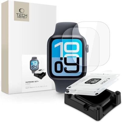 Tech-Protect Other goods Supreme Set+ 2-Pack hydrogel foil for Apple Watch 44 mm, Film de protection pour smartwatch, Transparent - Publicité Tech-Protect Other goods Supreme Set+ 2-Pack hydrogel foil for Apple Watch 44 mm, Film de protection pour smartwatch, Transparent - Publicité