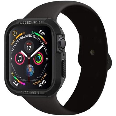 Screenguard Étui pour Apple Watch 44mm Rugged Armor, Montre connectée : accessoires, Noir - Publicité Screenguard Étui pour Apple Watch 44mm Rugged Armor, Montre connectée : accessoires, Noir - Publicité