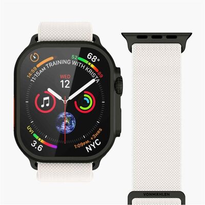 Vonmählen Classic Nylon Loop - 44 45 46 49mm - One Size (Nylon), Sangles de montre, Noir, Beige - Publicité Vonmählen Classic Nylon Loop - 44 45 46 49mm - One Size (Nylon), Sangles de montre, Noir, Beige - Publicité