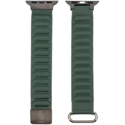 Connect Montre 42/44/45mm boucle arrière corticale à aspiration magnétique Ceder (cortical), Sangles de montre, Vert - Publicité Connect Montre 42/44/45mm boucle arrière corticale à aspiration magnétique Ceder (cortical), Sangles de montre, Vert - Publicité
